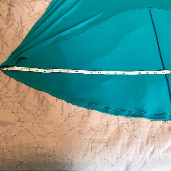 NWT MICHAEL KORS High - Low Turquoise Wedding Dress - Picture 7 of 11